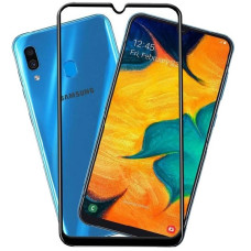 محافظ صفحه نمایش 6D فول گلس تمام چسب مناسب برای گوشی موبایل سامسونگ گلکسی A30